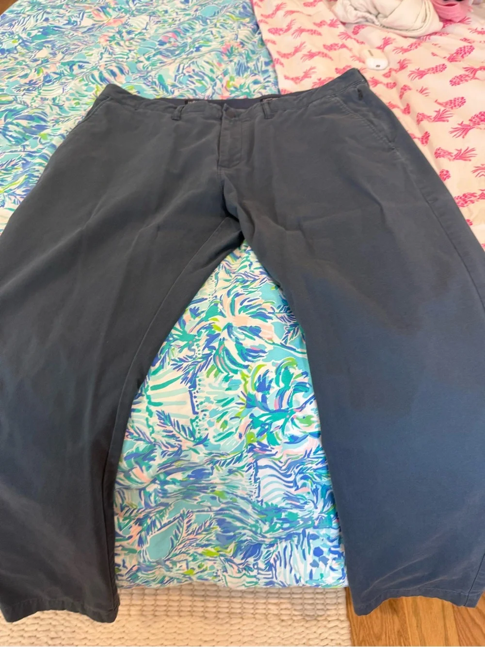 J. Crew Men's Navy Blue Chino Pants 36x30